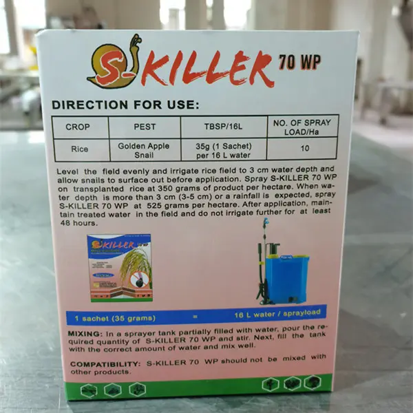 Factory source Bifenthrin Pesticide - Wholesale Supplier Niclosamide 70% WP Molluscicide Powder Kinlling Pomacea – AgeruoBiotech