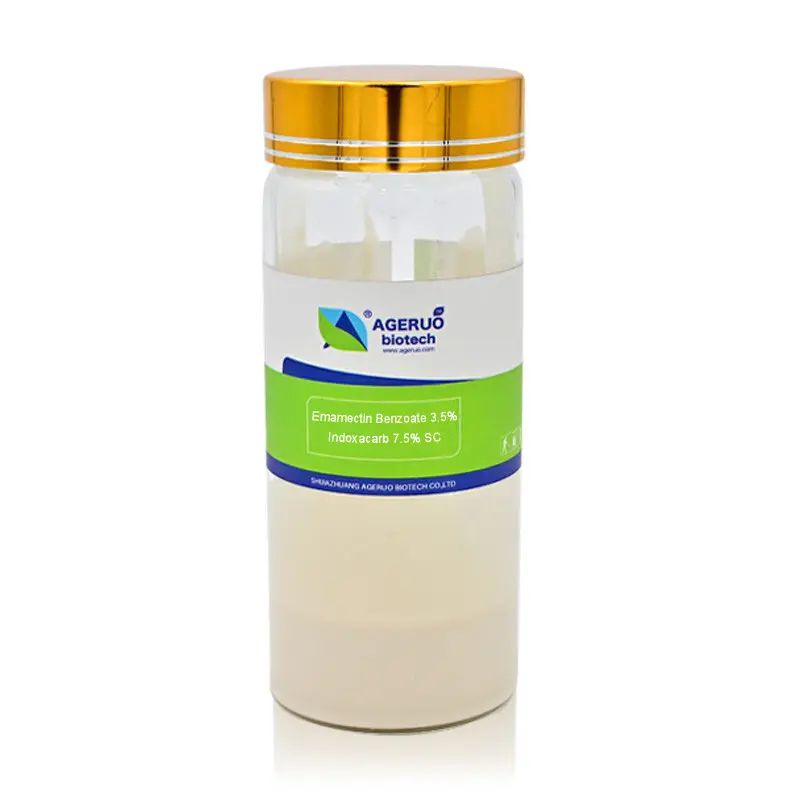 High Effect Insecticide Compound Formulation Emamectin Benzoate 3.5%+ Indoxacarb 7.5%Sc