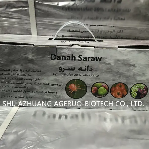 OEM Customized Alpha Cypermethrin 10 Ec - Insecticide Cyflumetofen 20%Sc Chemicals Kill Red Spider Mites – AgeruoBiotech detail pictures
