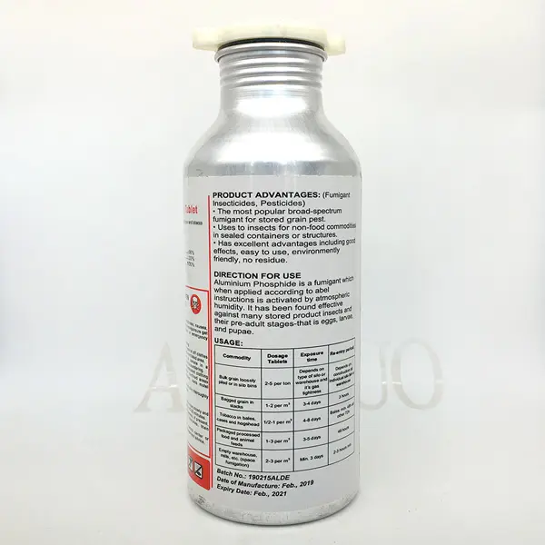 Excellent quality Dichlorvos Insecticide - Efficient Aluminum Phosphide 56% Tablet for Barn Fumigation – AgeruoBiotech detail pictures