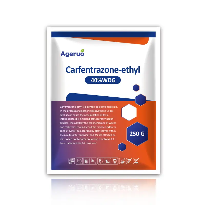 Super Lowest Price Ga3 - Carfentrazone-ethyl 10% WP 40% WDG Herbicide China Supplier OEM – AgeruoBiotech detail pictures