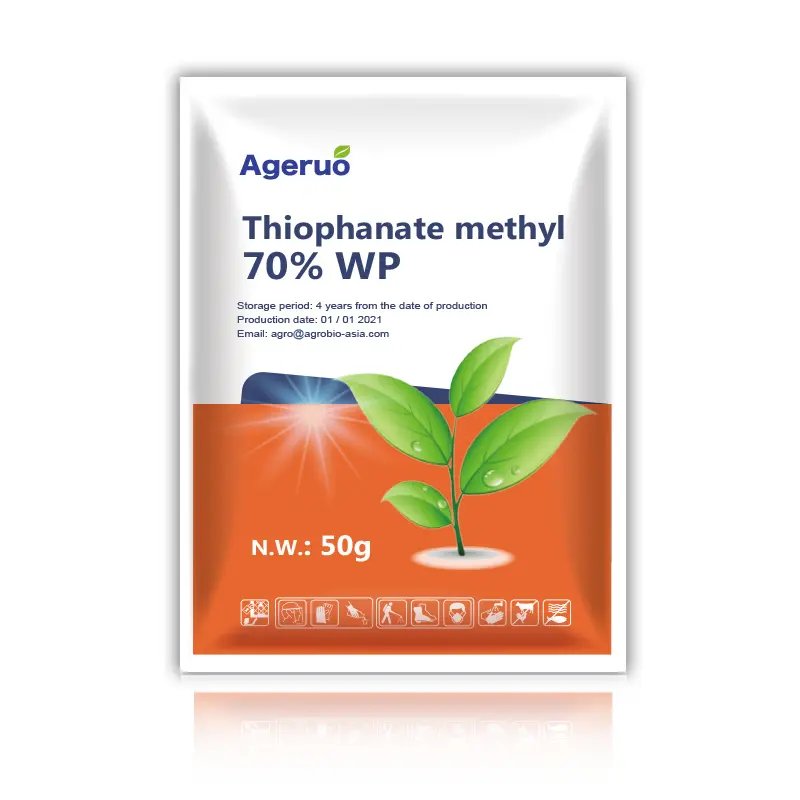 High reputation Brodifacoum -  Fungicide Thiophanate methyl 70% WP Cure Bacterial Infection in varieties Crops - AgeruoBiotech