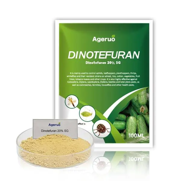 Dinotefuran 20% SG | Ageruo New Insecticide for Sale