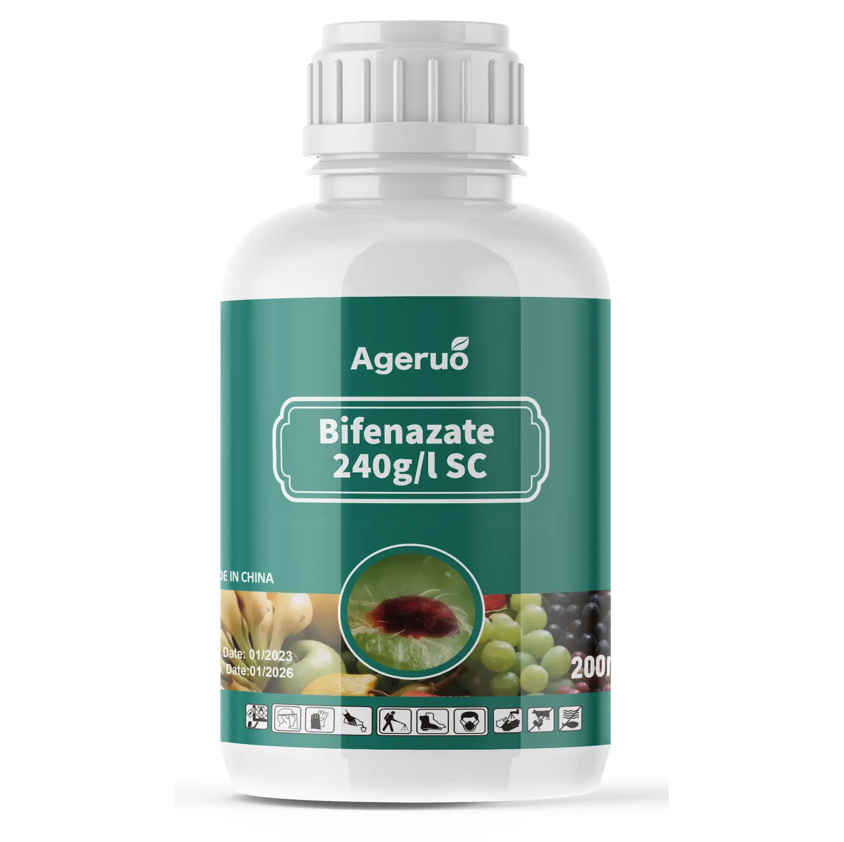 High Effective Control Apple Red Spider Insecticide Bifenazate 24 SC Liquid
