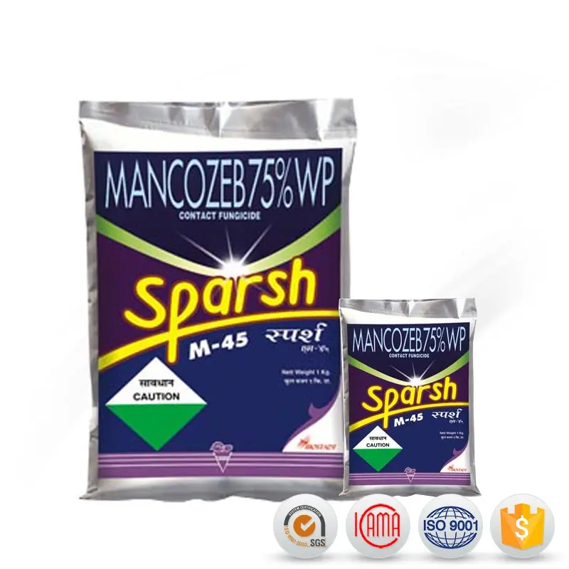 Professional China Mancozeb Fungicide - Best selling agrochemicals fungisida fungicides Mancozeb 80% WP for roses rust – AgeruoBiotech detail pictures