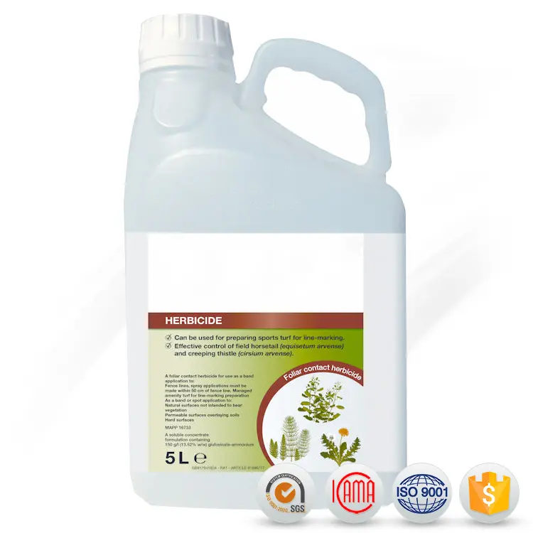 Reasonable price Ethephon Technical - Factory direct price of Agrochemicals Pesticides Glufosinate-ammonium 20%SL – AgeruoBiotech detail pictures
